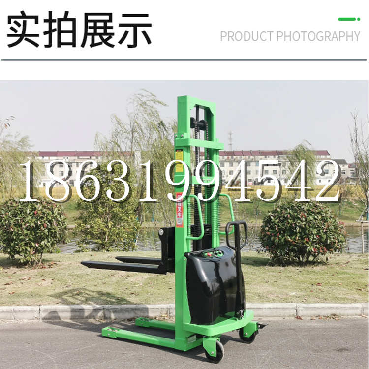 会宁县电动叉车堆高车液压铲车电瓶1吨2吨站驾步行式小型全自动叉车